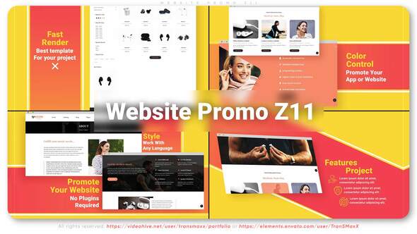 Videohive Website Promo Z11 Product Promo template preview
