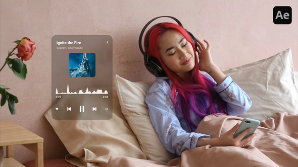 Videohive Music Players Elements template preview