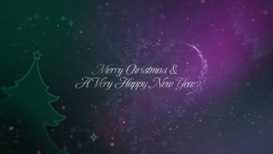 Videohive Elegant Christmas Message Video Displays template preview