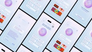 Videohive Liquid Glass AI UI Phone after effect Elements template preview