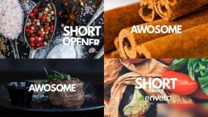 Videohive Food Opener 2 In 1 Openers template preview