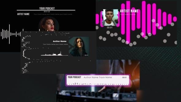 Videohive AudioVisualizationPodcast Openers template preview