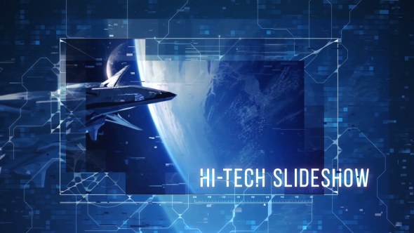 Videohive Advanced Hi-tech Slideshow Video Displays template preview