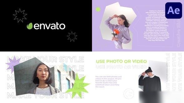 Videohive Clean Creative Slideshow for After Effects Openers template preview