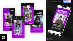 Videohive Urban Streetwear Instagram Stories 43434215 Elements template preview
