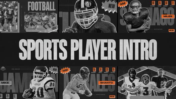 Videohive Sport Player Intro | American Football Openers template preview