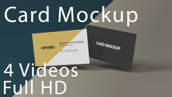 Videohive Card Mockup Elements template preview
