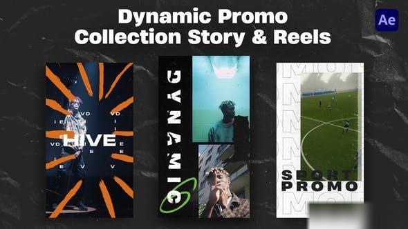 Videohive Dynamic Promo Collection Story & Reels Openers template preview