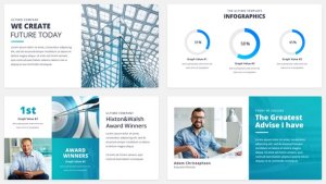 Videohive The Ultimo - Corporate Presentation Pack Video Displays template preview