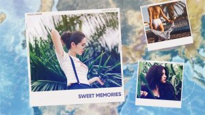 Travel Slideshow Video Displays template preview