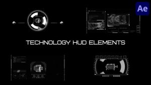 Videohive Technology Hud Elements for After Effects Elements template preview