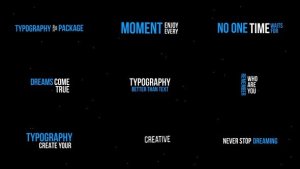 Videohive Kinetic Typography 43542827 Elements template preview