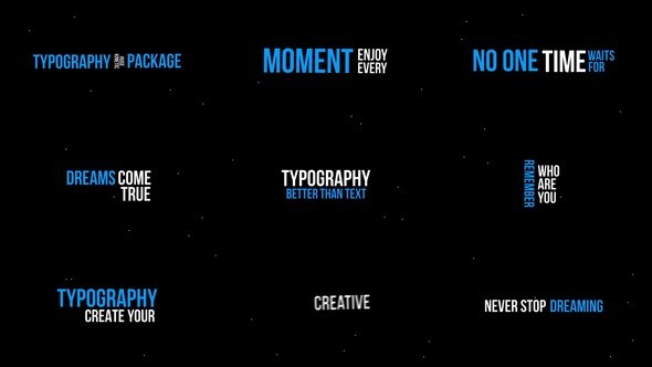 Videohive Kinetic Typography 43542827 Elements template preview