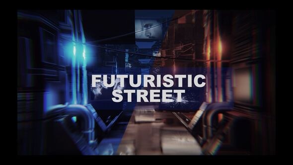 Videohive 4k Futuristic thechnology street opener Openers template preview