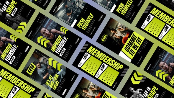 Videohive Impron Gym Instagram Reel Product Promo template preview