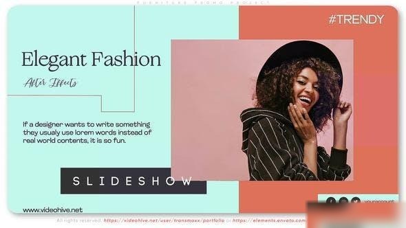 Videohive Smooth Elegant Fashion Promo Openers template preview