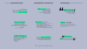Videohive Corporate Quotes Titles template preview