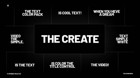 Videohive Text Animation | After Effects 59972353 Titles template preview
