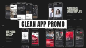 Videohive Clean App Promo 57354712 Product Promo template preview