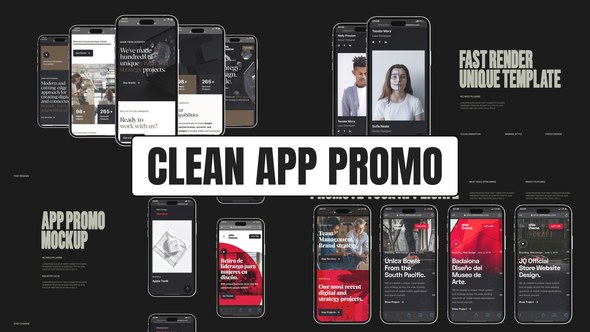 Videohive Clean App Promo 57354712 Product Promo template preview