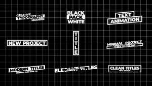 Videohive Text Animation V5.0 | AE Titles template preview