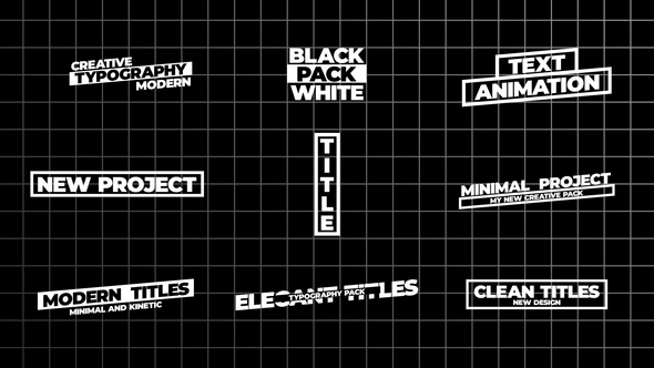 Videohive Text Animation V5.0 | AE Titles template preview