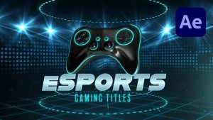 Videohive eSports Gaming Title Titles template preview