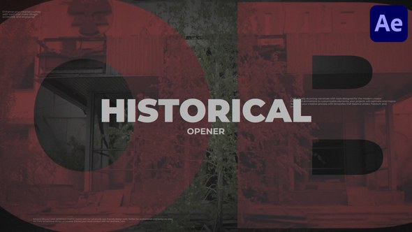 Videohive Historical Opener for After Effects Openers template preview