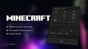 Videohive Animated Typeface - Minecraft Fifty Solid Titles template preview