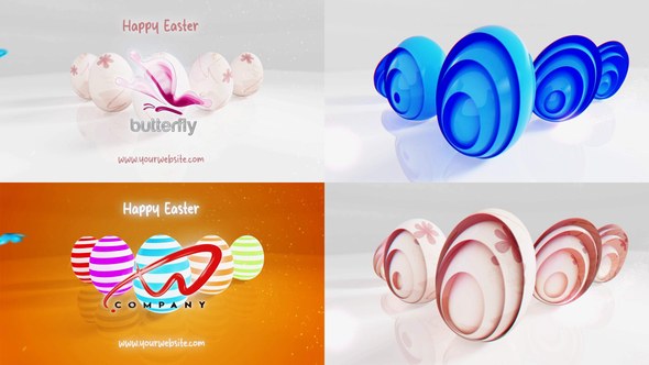 Videohive Magical Decoration Eggs Openers template preview