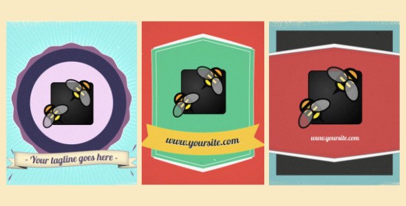 Videohive Vintage Logos Pack Logo Stings template preview