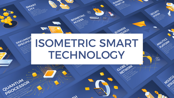Videohive Isometric Smart Technology Product Promo template preview