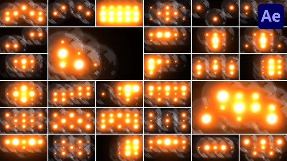 Videohive Collection of Flashing Light for After Effects Elements template preview
