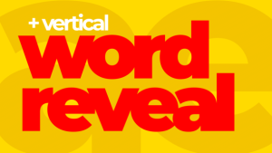 Videohive Word Reveal Openers template preview