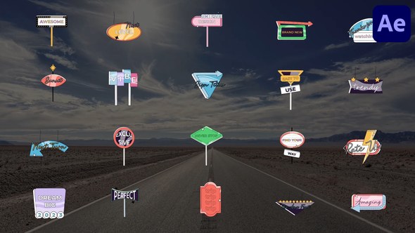 Videohive Sign Titles for After Effects Titles template preview