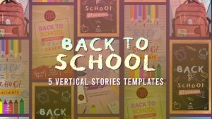 Videohive Back to School Stories 54124029 Product Promo template preview