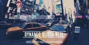 Videohive Dynamic Glitch Reel 14176676 Video Displays template preview