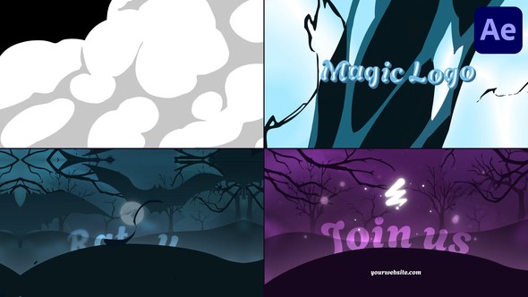 Videohive Halloween Fantasy Logo for After Effects Logo Stings template preview