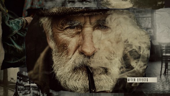 Videohive Old Collage Slideshow Video Displays template preview