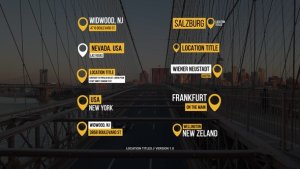 Videohive Location Titles | AE Titles template preview