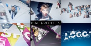 Videohive Connected Mosaic Pack Openers template preview