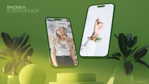 Videohive iPhone Screen Set Mockup Product Promo template preview