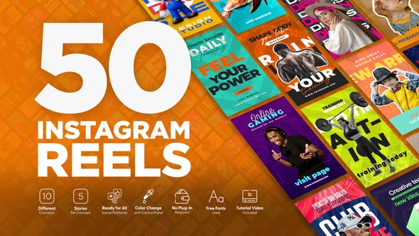 Videohive Content Creator Instagram Reels Product Promo template preview