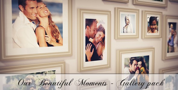 Videohive Photo Gallery Pack - Our Beautiful Moments Video Displays template preview