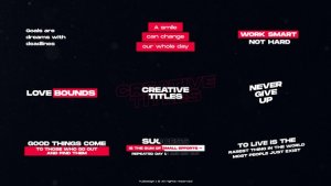 Videohive Text Animation | AE 54015536 Titles template preview