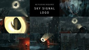 Videohive Sky Signal Logo II Openers template preview