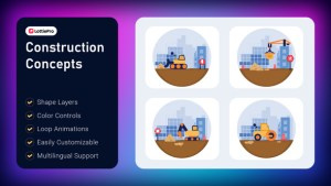 Videohive Construction Concepts Elements template preview