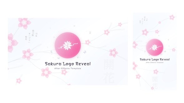 Videohive Sakura Logo Reveal Logo Stings template preview