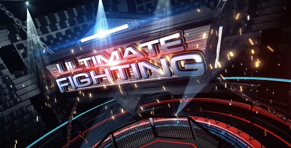Ultimate Fighting Broadcast Pack Video Displays template preview