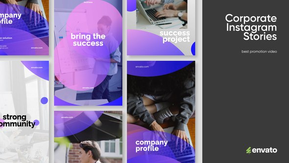 Videohive Corporate Instagram Stories 60145434 Openers template preview